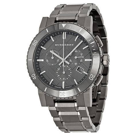 mens burberry chronograph watch|Burberry watch clearance.